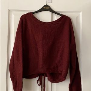 Maroon sweater